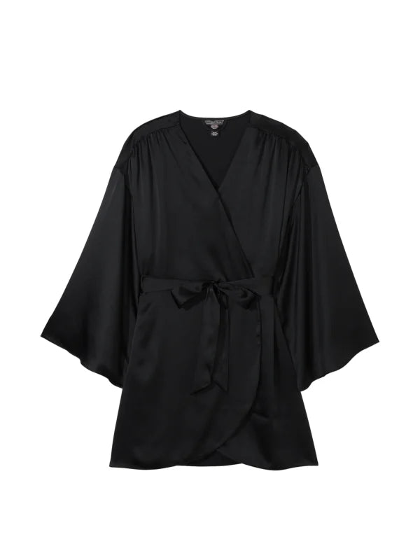 Robe courte en satin