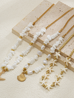 Collier multicouche en pierres de mer