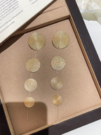 Boucles d'oreilles pour femmes au design luxueux et à la touche moderne